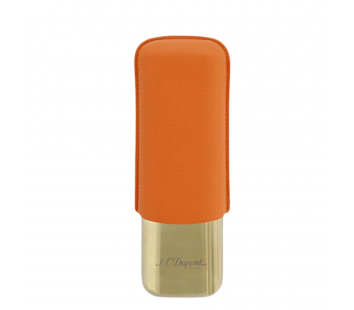 Etui Trabucuri Piele Orange and Gold S.T. Dupont